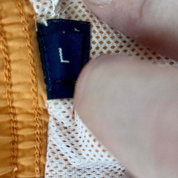 Vineyard Vines Sailboats And Compasses Swim Trunks Orange And Blue Men's Size LG - Picture 8 of 12